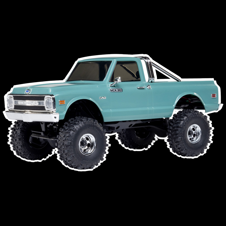 Axial 1/30 SCX30 Chevy K10 4X4 RC Truck Ready-to-Run RC Rock Crawler